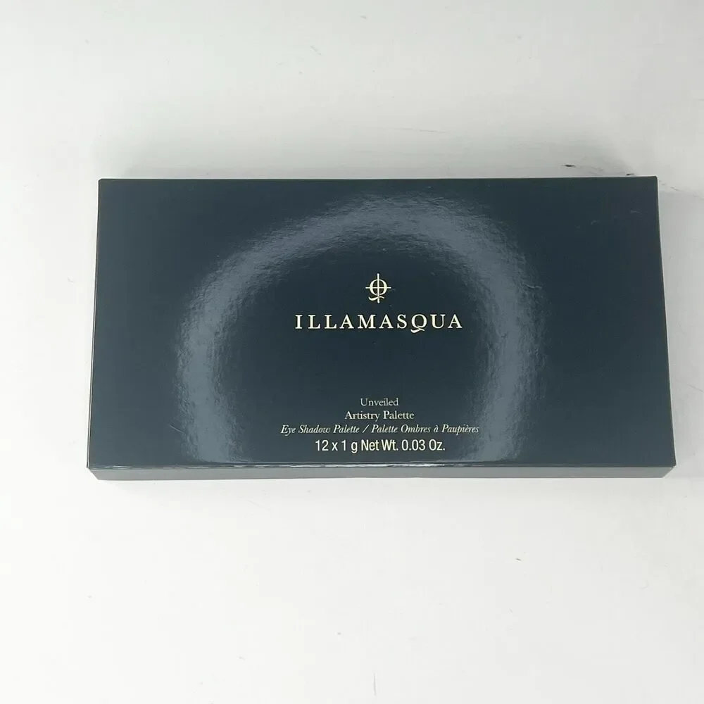 Illamasqua Unveiled Eyeshadow Palette Matte Satin Metallic 12 x 1g .03oz NIB